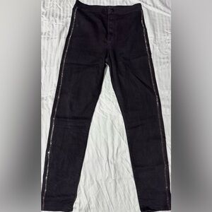 Guess Black Skinny Jeans with Silver Accents